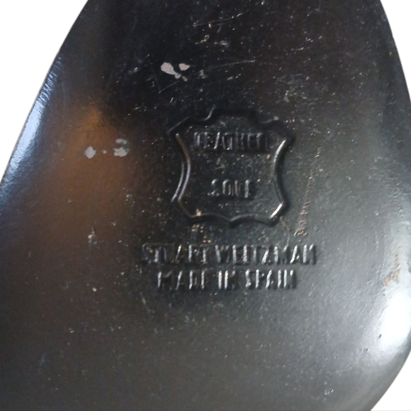 Stuart Weitzman Brown Satin High Heels Peep Toe Pumps Women's Size 8.5 - Picture 9 of 11